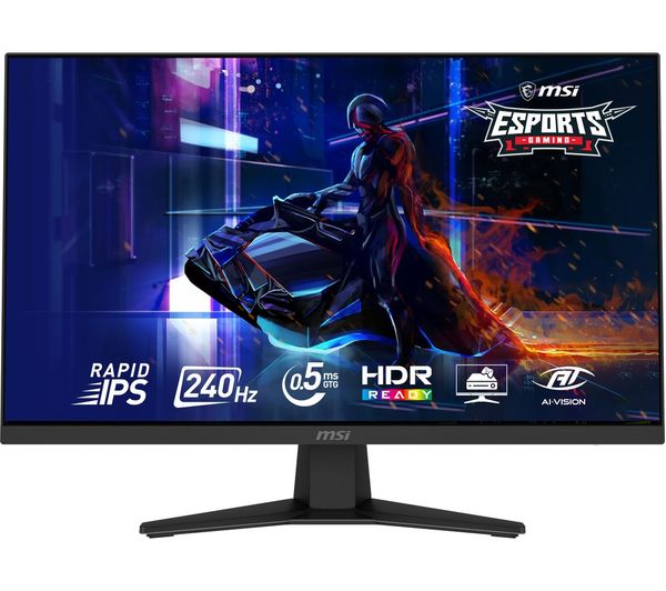 (image for) MSI MAG274QFX24 LCD Gaming Monitor 27" Quad HD IPS Black HDMI 240Hz